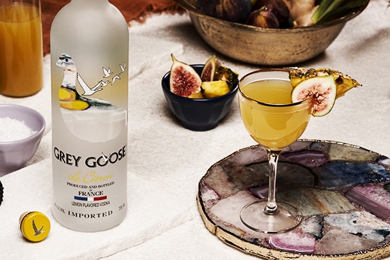 Six Second Cocktails - Pineapple Figtini | Grey Goose Vodka