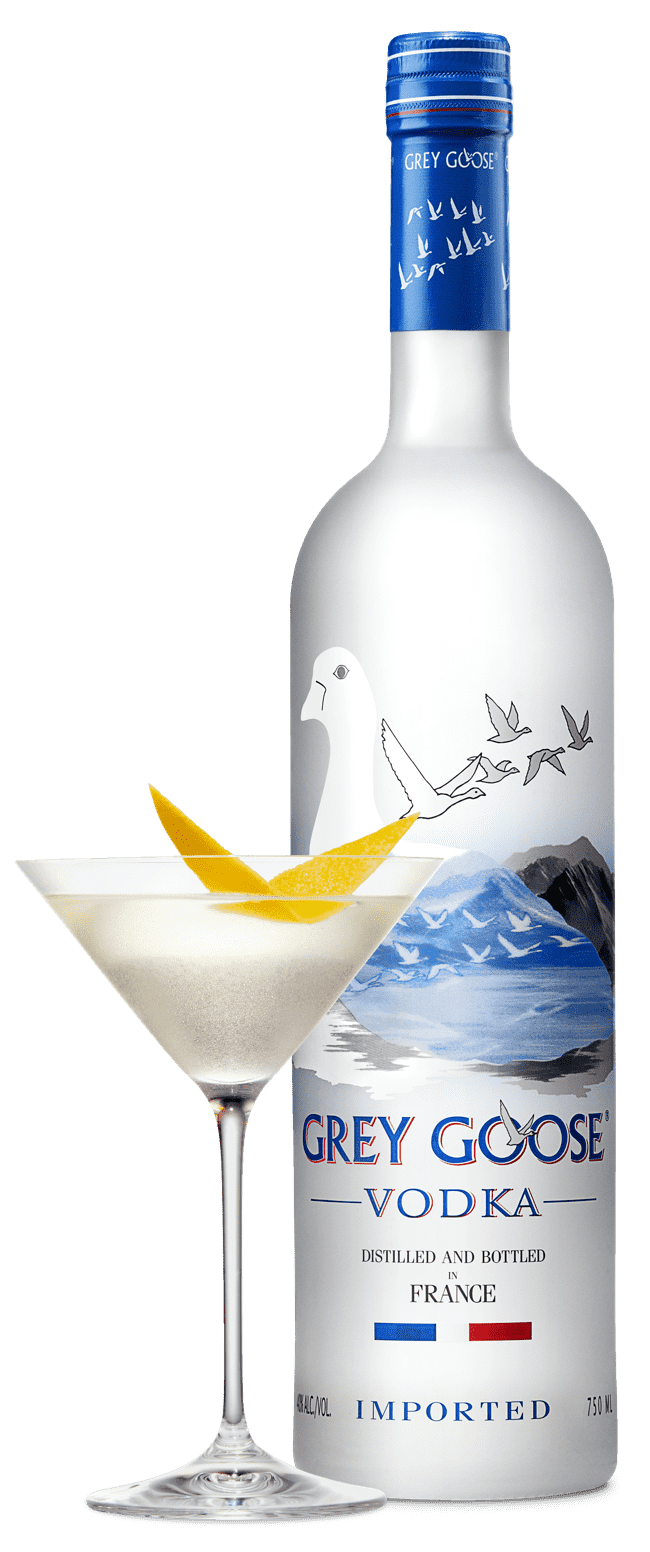grey goose® vodka and classic martini cocktail