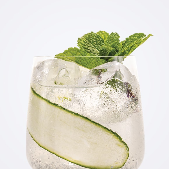 Cucumber, Mint & Soda Cocktail Recipe GREY GOOSE
