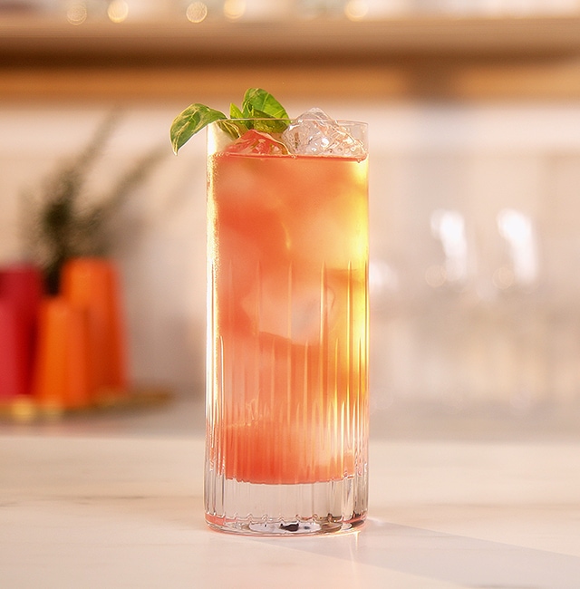 Watermelon and Basil Blush Cocktail Recipe GREY GOOSE