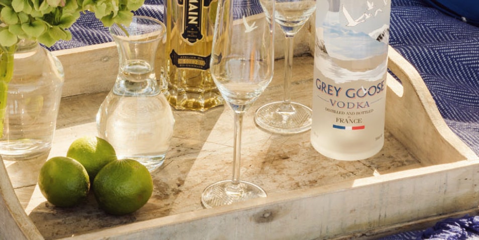 What is the alcohol content of GREY GOOSE<sup>®</sup> Vodka?