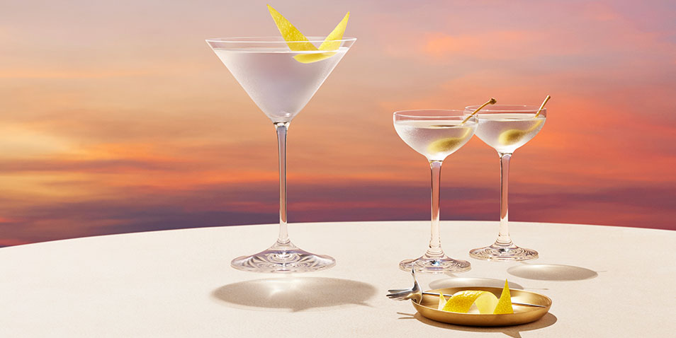 What is a vodka martini cocktail straight up?
