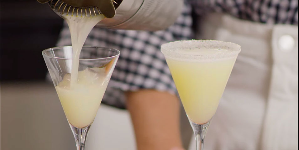 How do you make lemon drop martini cocktails?