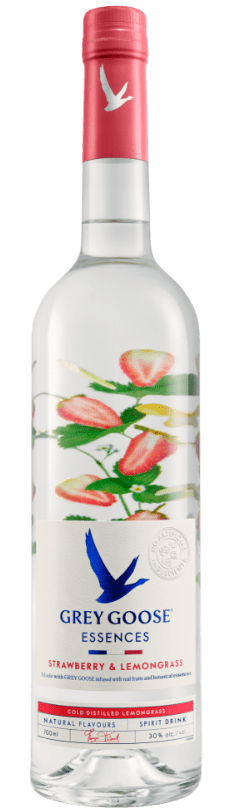 GREY GOOSE® Essences Strawberry & Lemongrass bottle