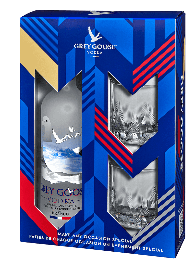 GREY GOOSE® GLASSES GIFT SET bottle