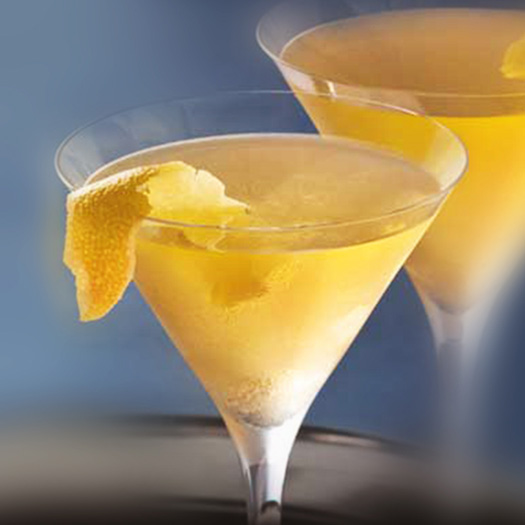 Mid-Summer Martini Cocktail