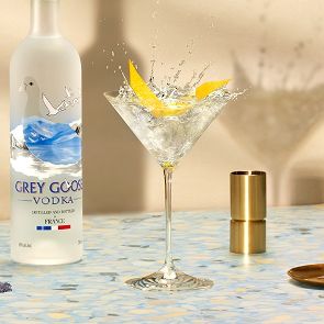 Classic Dry Vodka Martini Cocktail
