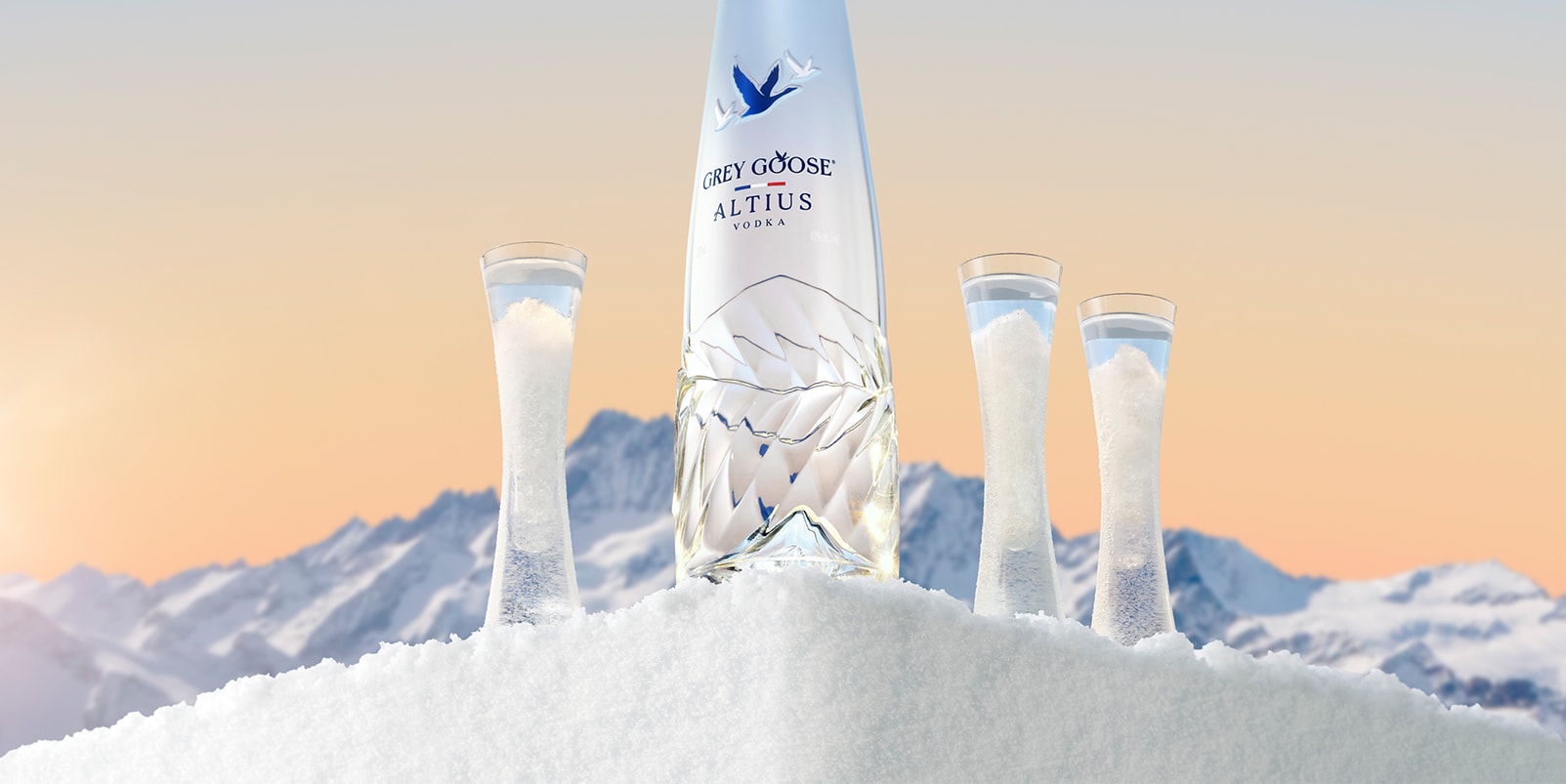 How was the concept for GREY GOOSE® Altius created?