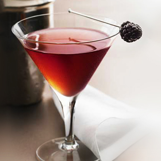 Pear-n-Berry Martini Cocktail